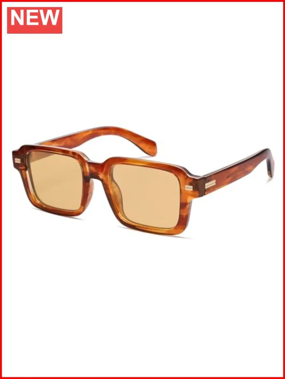 Large Chunky Square Polarized Sunglasses UV400 Retro Oversized Shades
